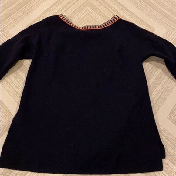 Crewcuts Black Sparkle Trim Side Slit Sweater - Picture 6 of 6